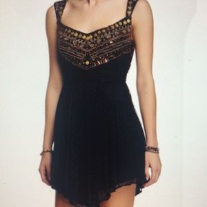 Free People Beaded and Embellished Dress